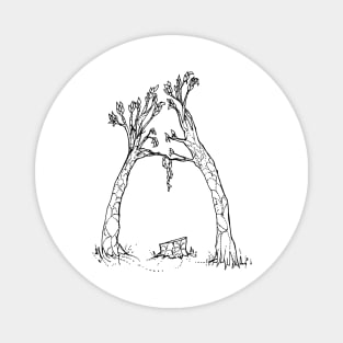 Mourning Trees Magnet